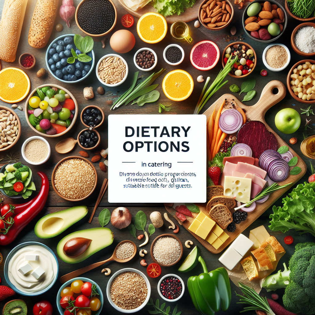 Ernährungsoptionen im Catering