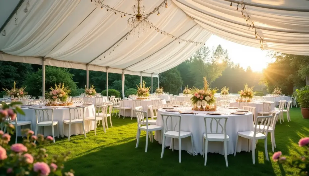 Das perfekte Hochzeit Catering Zelt: Planungstipps und Inspiration